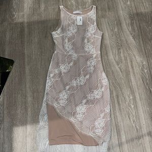 NWT! For Love and Lemons Inspired Lacy Midi Dress, size MEDIUM